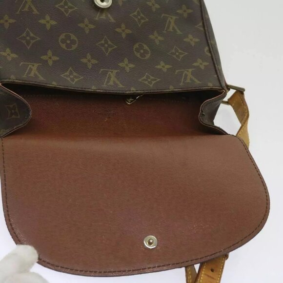 AUTHENTICITY GUARANTEED LOUIS VUITTON Monogram Saint Cloud GM Shoulder Bag - Picture 14 of 16